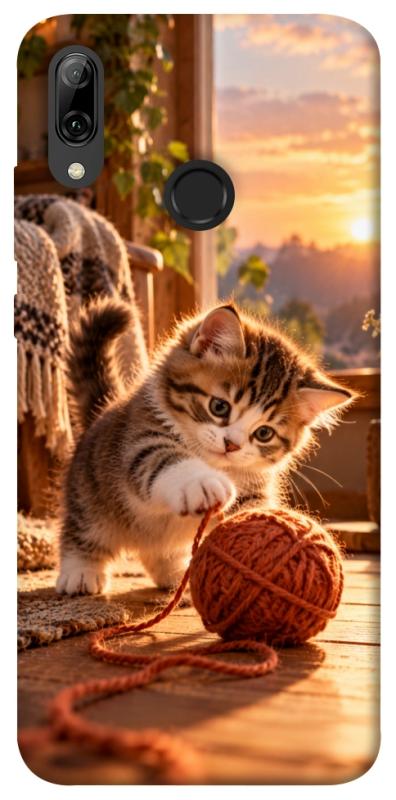 Чохол itsPrint Котик і клубочок затишку для Huawei P Smart (2019), armored, купити оптом з доставкою