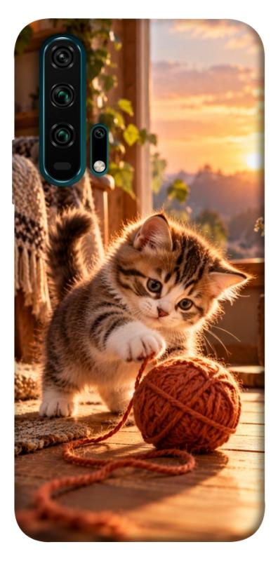 Чехол itsPrint Котик і клубочок затишку для Huawei Honor 20 Pro, armored, купить оптом с доставкой