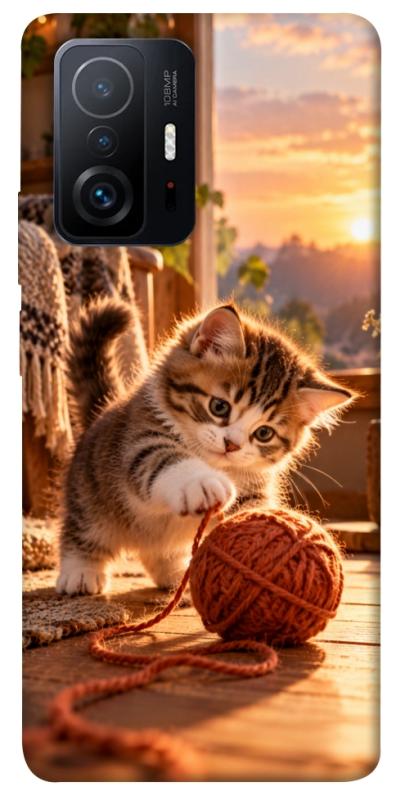 Чехол itsPrint Котик і клубочок затишку для Xiaomi 11T / 11T Pro, armored, купить оптом с доставкой