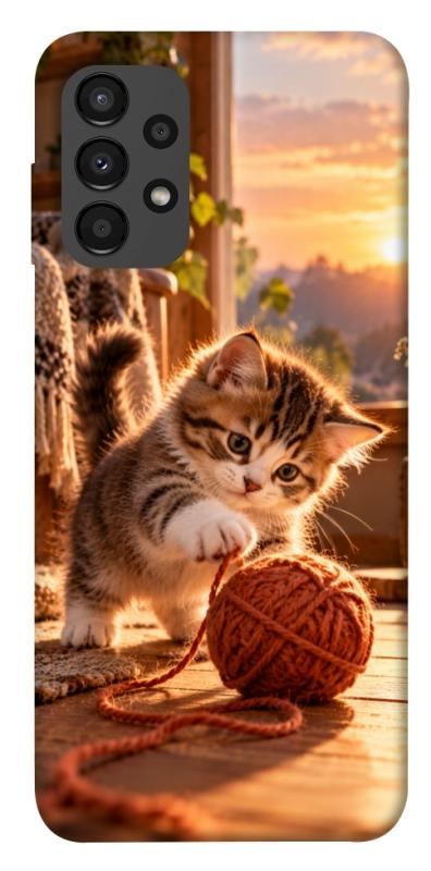 Чехол itsPrint Котик і клубочок затишку для Samsung Galaxy A13 4G, armored, купить оптом с доставкой