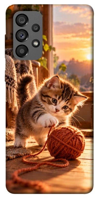 Чехол itsPrint Котик і клубочок затишку для Samsung Galaxy A73 5G, armored, купить оптом с доставкой