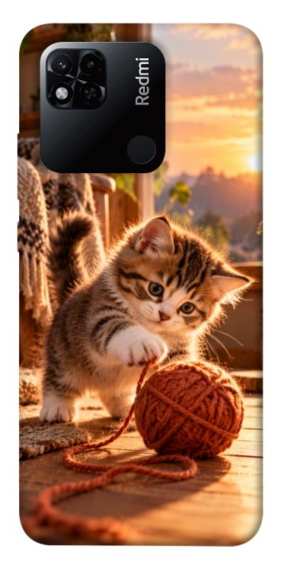 Чохол itsPrint Котик і клубочок затишку для Xiaomi Redmi 10A, armored, купити оптом з доставкою