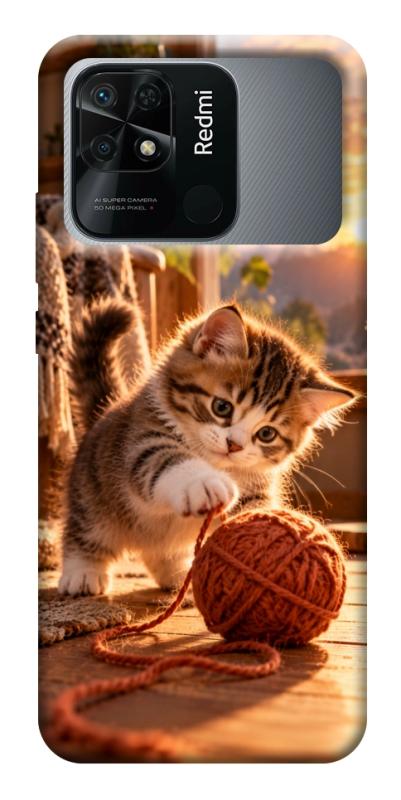 Чохол itsPrint Котик і клубочок затишку для Xiaomi Redmi 10C, armored, купити оптом з доставкою
