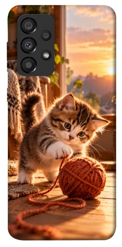 Чехол itsPrint Котик і клубочок затишку для Samsung Galaxy A33 5G, armored, купить оптом с доставкой