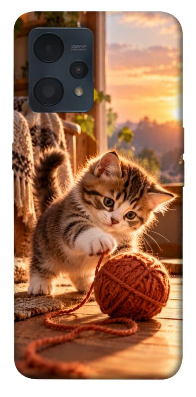 Чохол itsPrint Котик і клубочок затишку для Realme 9 4G / 9 Pro+, armored, купити оптом з доставкою