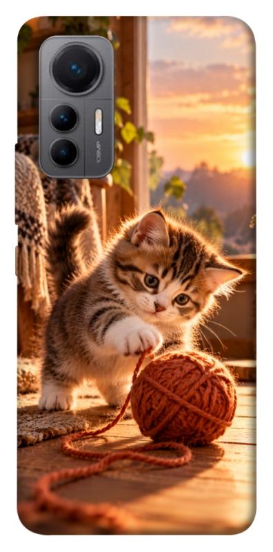 Чехол itsPrint Котик і клубочок затишку для Xiaomi 12 Lite, armored, купить оптом с доставкой