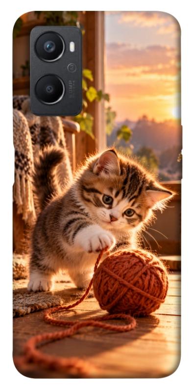 Чехол itsPrint Котик і клубочок затишку для Oppo A96, armored, купить оптом с доставкой