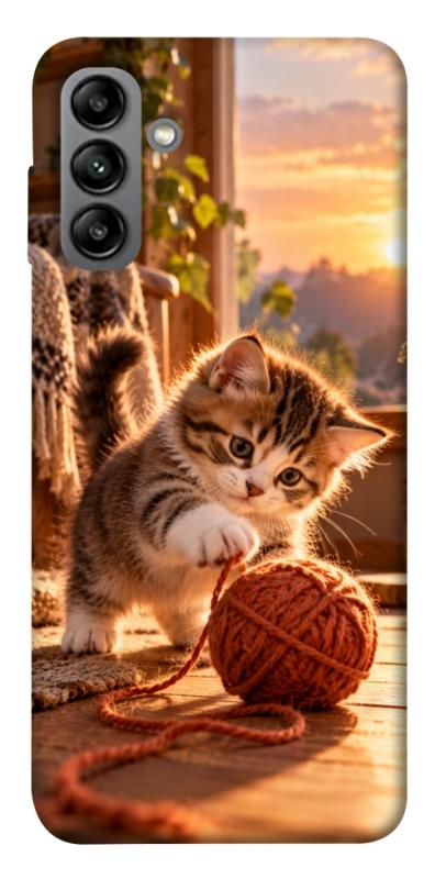 Чохол itsPrint Котик і клубочок затишку для Samsung Galaxy A04s, armored, купити оптом з доставкою