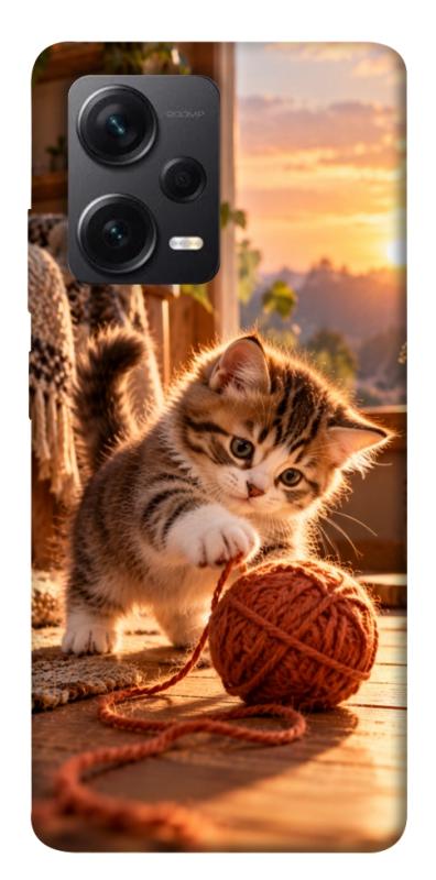 Чехол itsPrint Котик і клубочок затишку для Xiaomi Redmi Note 12 Pro+ 5G, armored, купить оптом с доставкой