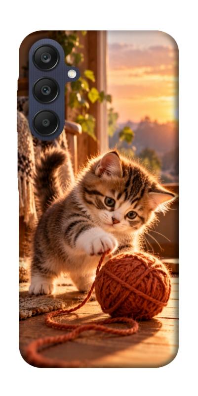 Чехол itsPrint Котик і клубочок затишку для Samsung Galaxy A25 5G, armored, купить оптом с доставкой