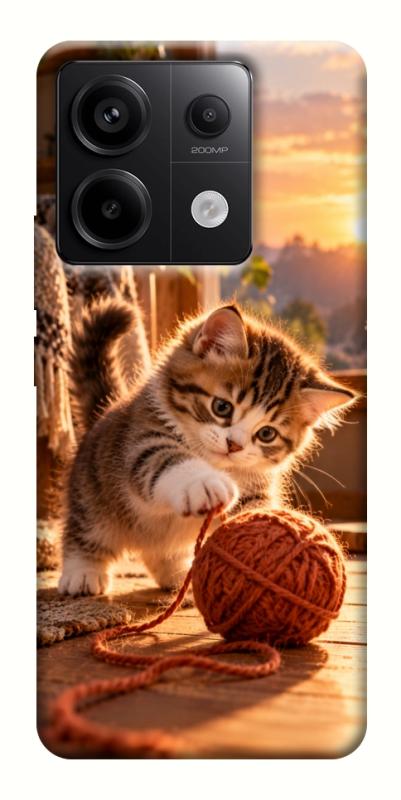 Чохол itsPrint Котик і клубочок затишку для Xiaomi Redmi Note 13 Pro 4G, armored, купити оптом з доставкою