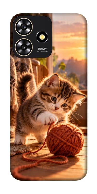 Чохол itsPrint Котик і клубочок затишку для ZTE Blade A73 4G, armored, купити оптом з доставкою