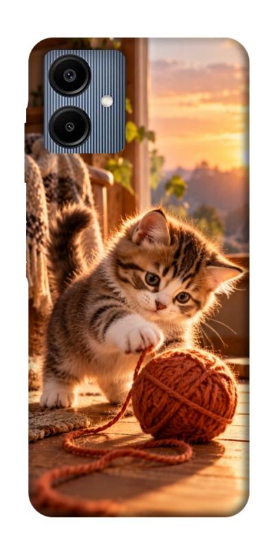 Чехол itsPrint Котик і клубочок затишку для Samsung Galaxy A06, armored, купить оптом с доставкой