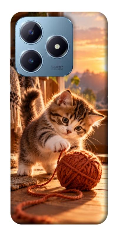 Чехол itsPrint Котик і клубочок затишку для Realme C63 4G, armored, купить оптом с доставкой