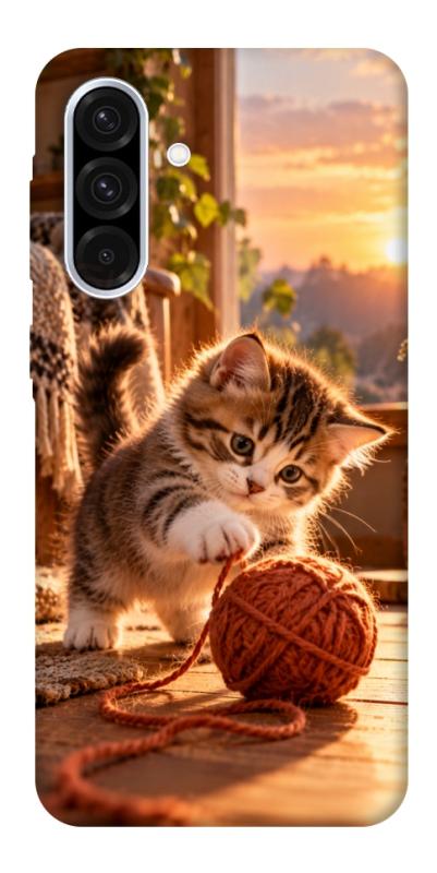 Чехол itsPrint Котик і клубочок затишку для Samsung Galaxy A56 5G, armored, купить оптом с доставкой
