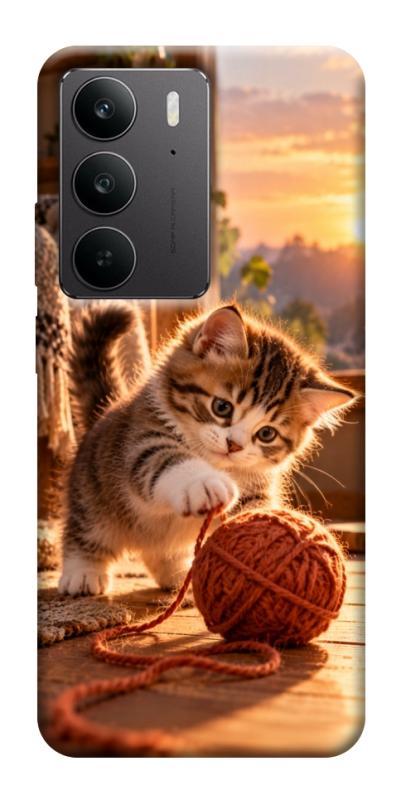 Чехол itsPrint Котик і клубочок затишку для Realme C75, armored, купить оптом с доставкой