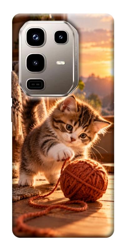 Чехол itsPrint Котик і клубочок затишку для Infinix Note 50 Pro 4G, armored, купить оптом с доставкой