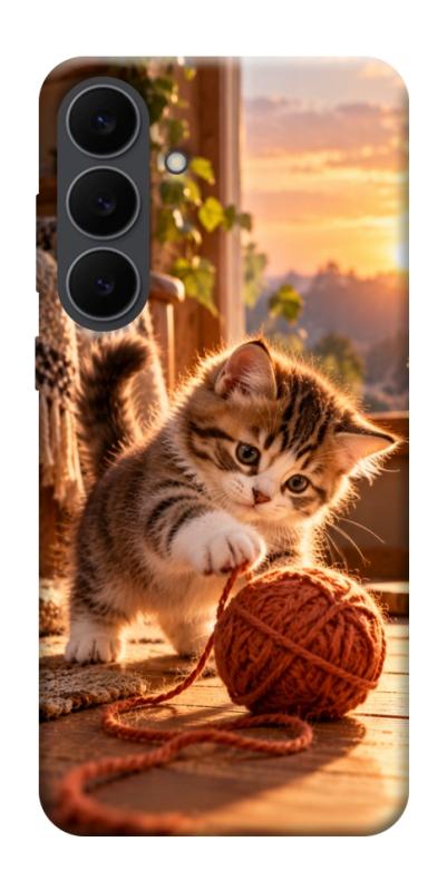 Чехол itsPrint Котик і клубочок затишку для Samsung Galaxy S25 FE, armored, купить оптом с доставкой