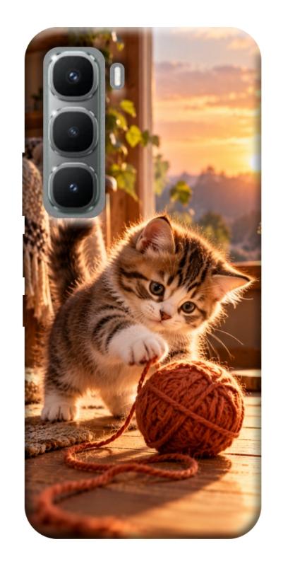 Чехол itsPrint Котик і клубочок затишку для Infinix Hot 60 Pro+, armored, купить оптом с доставкой