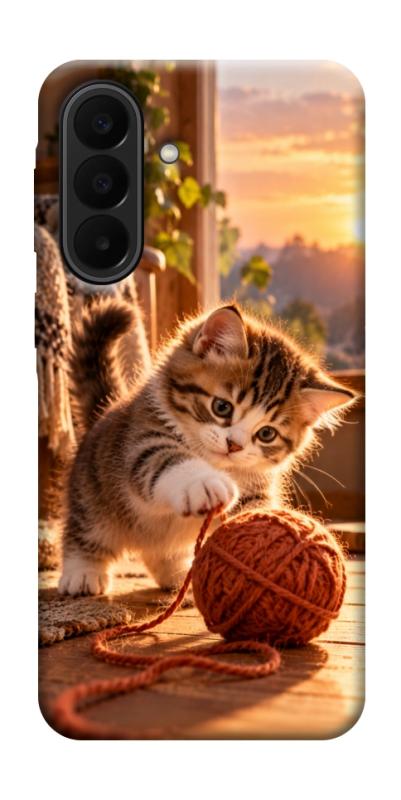 Чохол itsPrint Котик і клубочок затишку для Samsung Galaxy A27, armored, купити оптом з доставкою