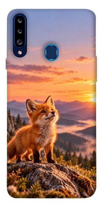Чохол itsPrint Лисеня на світанку для Samsung Galaxy A20s, armored, купити оптом з доставкою
