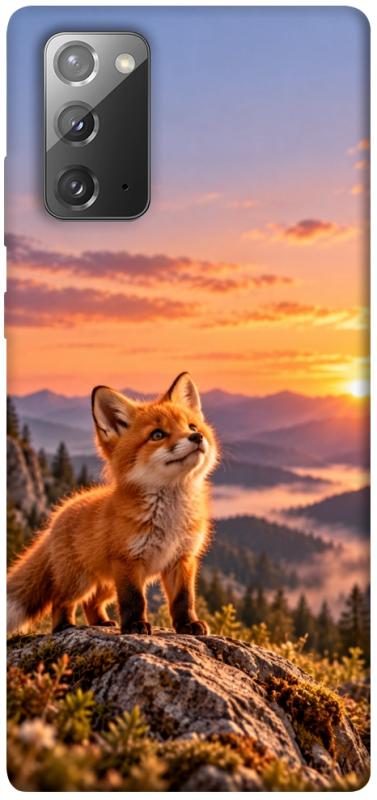 Чохол itsPrint Лисеня на світанку для Samsung Galaxy Note 20, armored, купити оптом з доставкою
