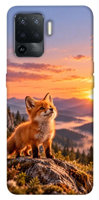 Чехол itsPrint Лисеня на світанку для Oppo Reno 5 Lite, armored, купить оптом с доставкой