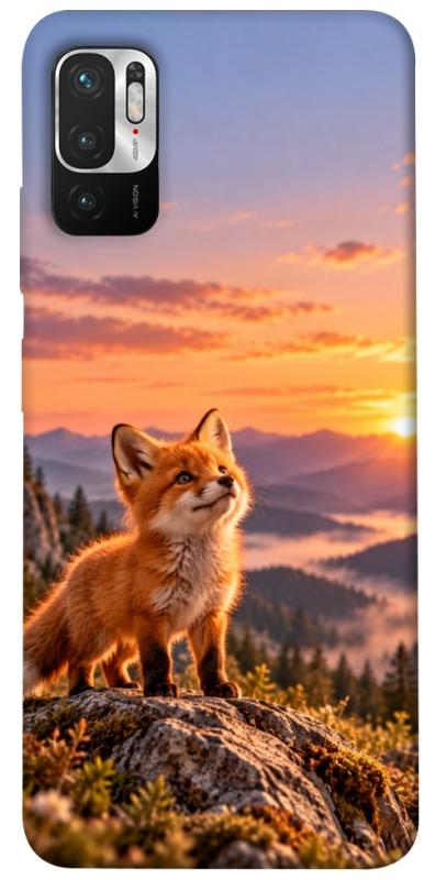 Чехол itsPrint Лисеня на світанку для Xiaomi Redmi Note 10 5G, armored, купить оптом с доставкой