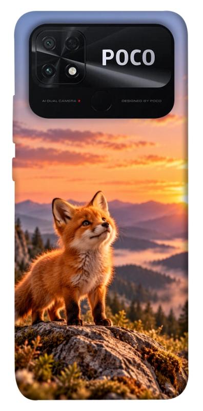 Чохол itsPrint Лисеня на світанку для Xiaomi Poco C40, armored, купити оптом з доставкою