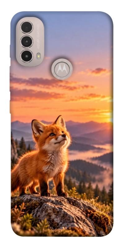 Чехол itsPrint Лисеня на світанку для Motorola Moto E40, armored, купить оптом с доставкой