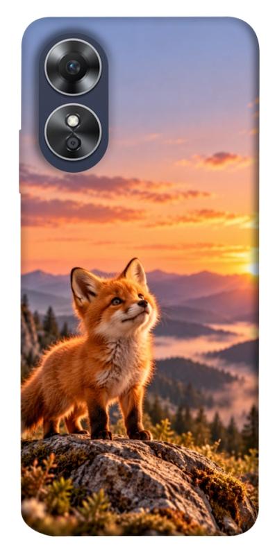 Чохол itsPrint Лисеня на світанку для Oppo A17, armored, купити оптом з доставкою