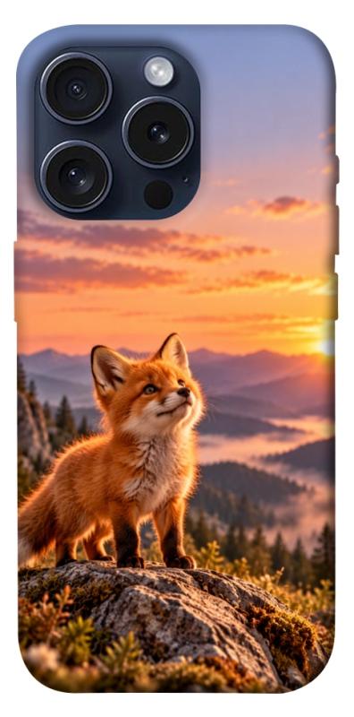 Чохол itsPrint Лисеня на світанку для Apple iPhone 15 Pro (6.1"), armored, купити оптом з доставкою