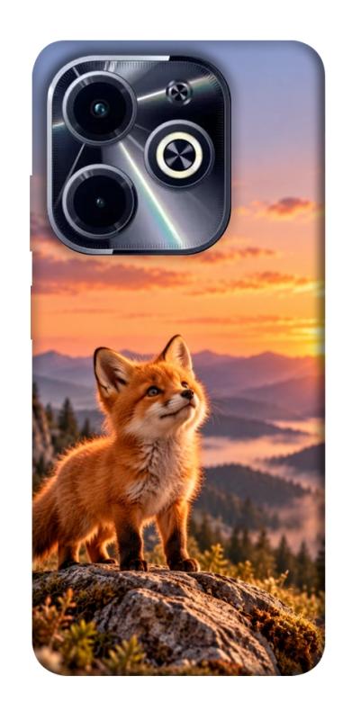 Чехол itsPrint Лисеня на світанку для Infinix Hot 40i, armored, купить оптом с доставкой