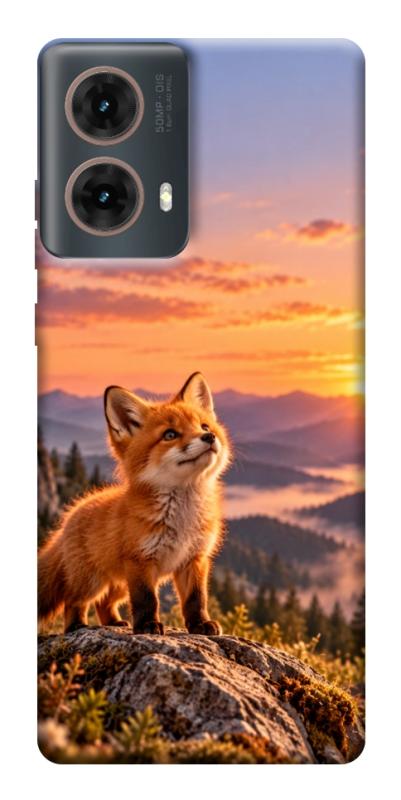 Чохол itsPrint Лисеня на світанку для Motorola Moto G85, armored, купити оптом з доставкою