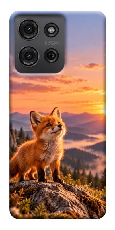 Чехол itsPrint Лисеня на світанку для Motorola Moto G75 5G, armored, купить оптом с доставкой