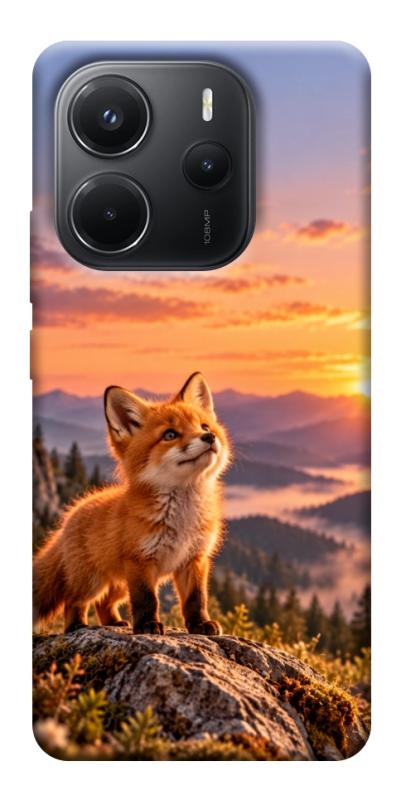 Чехол itsPrint Лисеня на світанку для Xiaomi Redmi Note 14 4G (Int. version), armored, купить оптом с доставкой