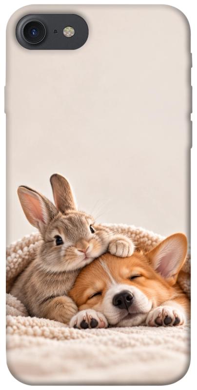 Чехол itsPrint Rabbit and corgi для Apple iPhone 7 / 8 (4.7"), armored, купить оптом с доставкой