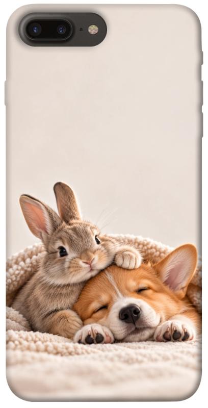 Чехол itsPrint Rabbit and corgi для Apple iPhone 7 plus / 8 plus (5.5"), armored, купить оптом с доставкой