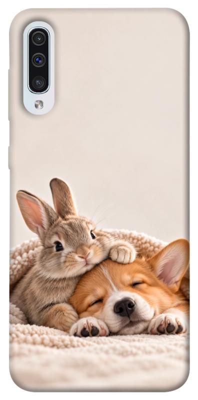 Чохол itsPrint Rabbit and corgi для Samsung Galaxy A50 (A505F) / A50s / A30s, armored, купити оптом з доставкою