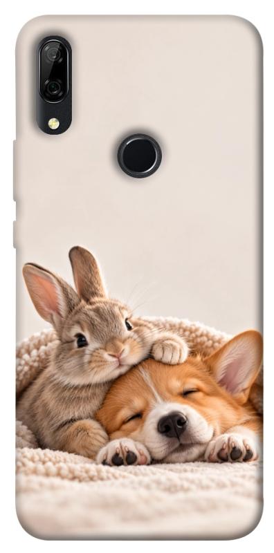 Чехол itsPrint Rabbit and corgi для Huawei P Smart Z, armored, купить оптом с доставкой