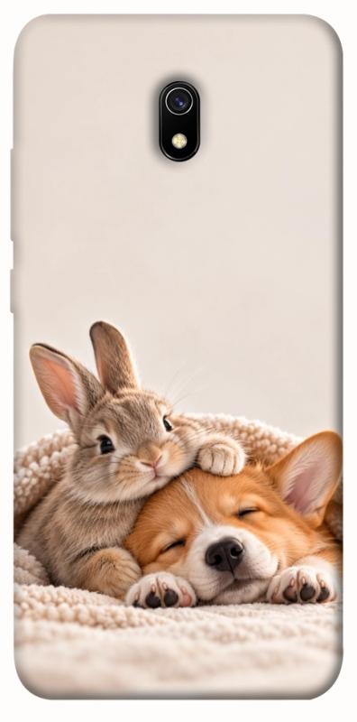 Чохол itsPrint Rabbit and corgi для Xiaomi Redmi 8a, armored, купити оптом з доставкою