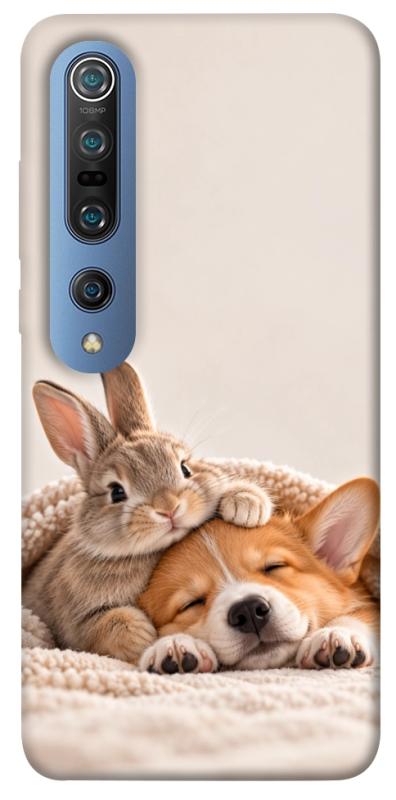 Чохол itsPrint Rabbit and corgi для Xiaomi Mi 10 / Mi 10 Pro, armored, купити оптом з доставкою
