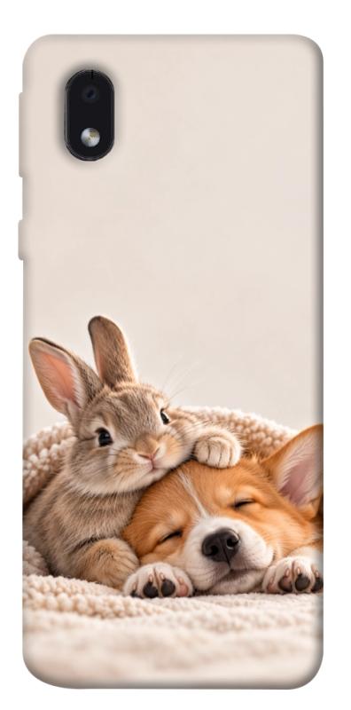 Чехол itsPrint Rabbit and corgi для Samsung Galaxy M01 Core / A01 Core, armored, купить оптом с доставкой