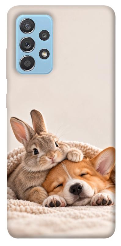 Чехол itsPrint Rabbit and corgi для Samsung Galaxy A52 4G / A52 5G, armored, купить оптом с доставкой