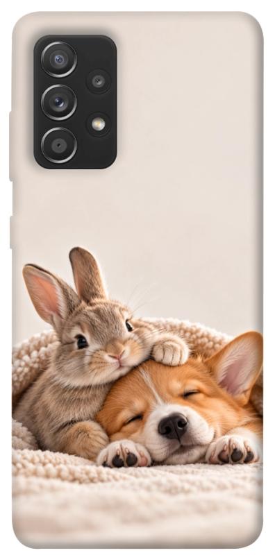 Чехол itsPrint Rabbit and corgi для Samsung Galaxy A72 4G / A72 5G, armored, купить оптом с доставкой