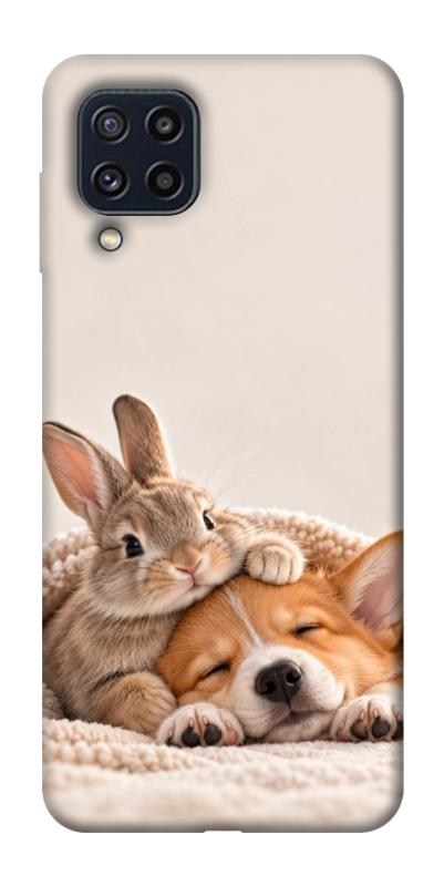 Чехол itsPrint Rabbit and corgi для Samsung Galaxy M32, armored, купить оптом с доставкой