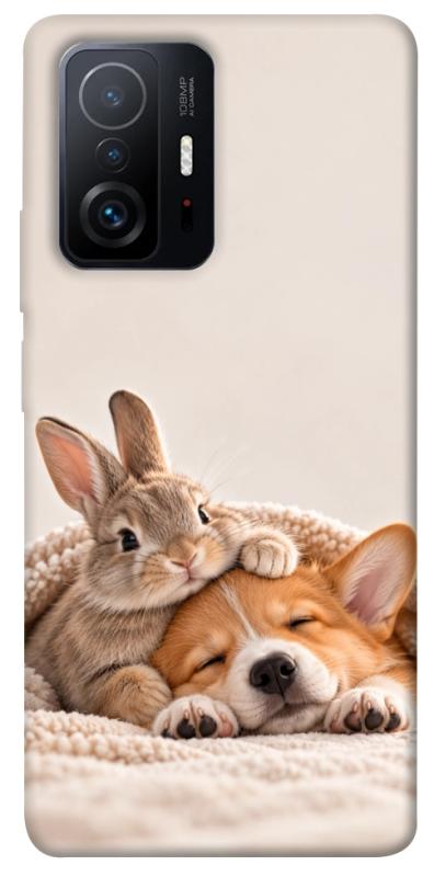 Чехол itsPrint Rabbit and corgi для Xiaomi 11T / 11T Pro, armored, купить оптом с доставкой