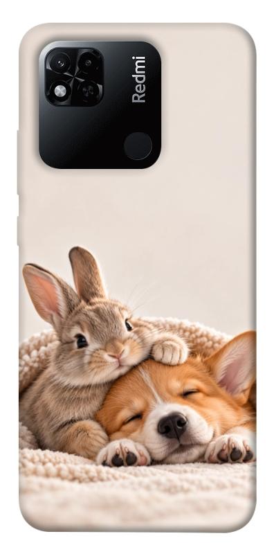 Чохол itsPrint Rabbit and corgi для Xiaomi Redmi 10A, armored, купити оптом з доставкою