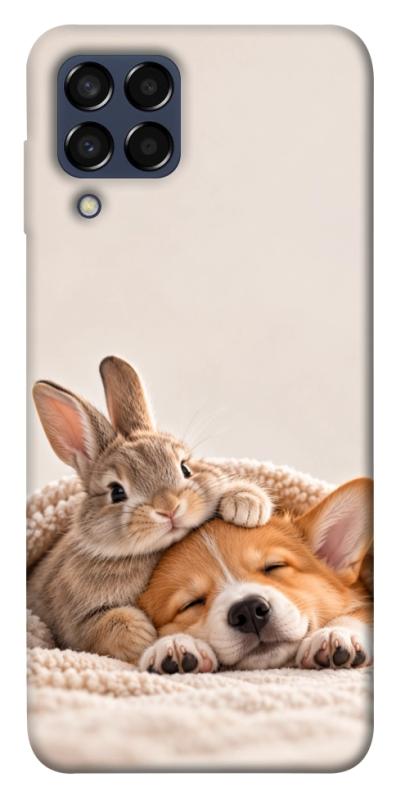 Чехол itsPrint Rabbit and corgi для Samsung Galaxy M33 5G, armored, купить оптом с доставкой