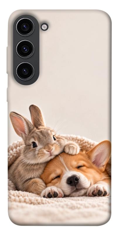 Чохол itsPrint Rabbit and corgi для Samsung Galaxy S23, armored, купити оптом з доставкою